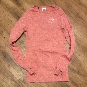 Gymshark Coral Long Sleeve Top